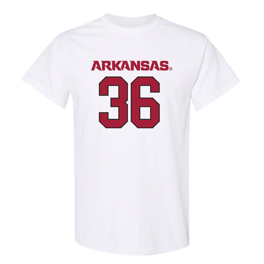 Arkansas - NCAA Football : Brian Alston - Replica Shersey T-Shirt-0