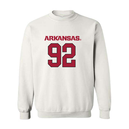 Arkansas - NCAA Football : David Oke - Replica Shersey Crewneck Sweatshirt-0