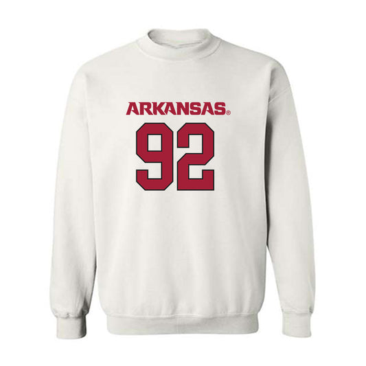 Arkansas - NCAA Football : David Oke - Replica Shersey Crewneck Sweatshirt-0