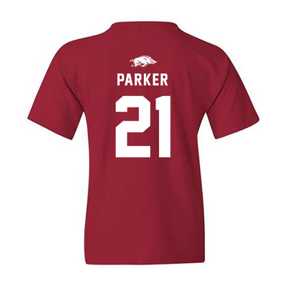 Arkansas - NCAA Football : Jasper Parker - Replica Shersey Youth T-Shirt-1