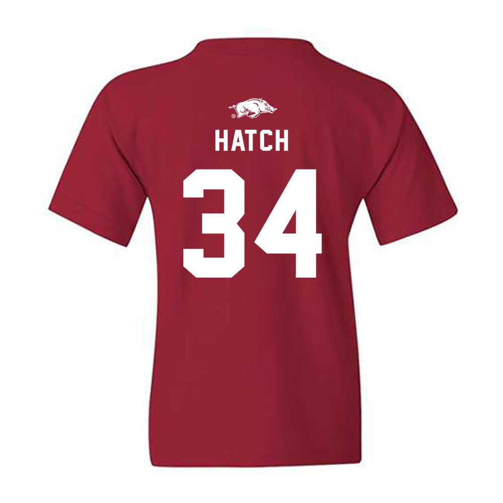 Arkansas - NCAA Football : Jathan Hatch - Replica Shersey Youth T-Shirt-1