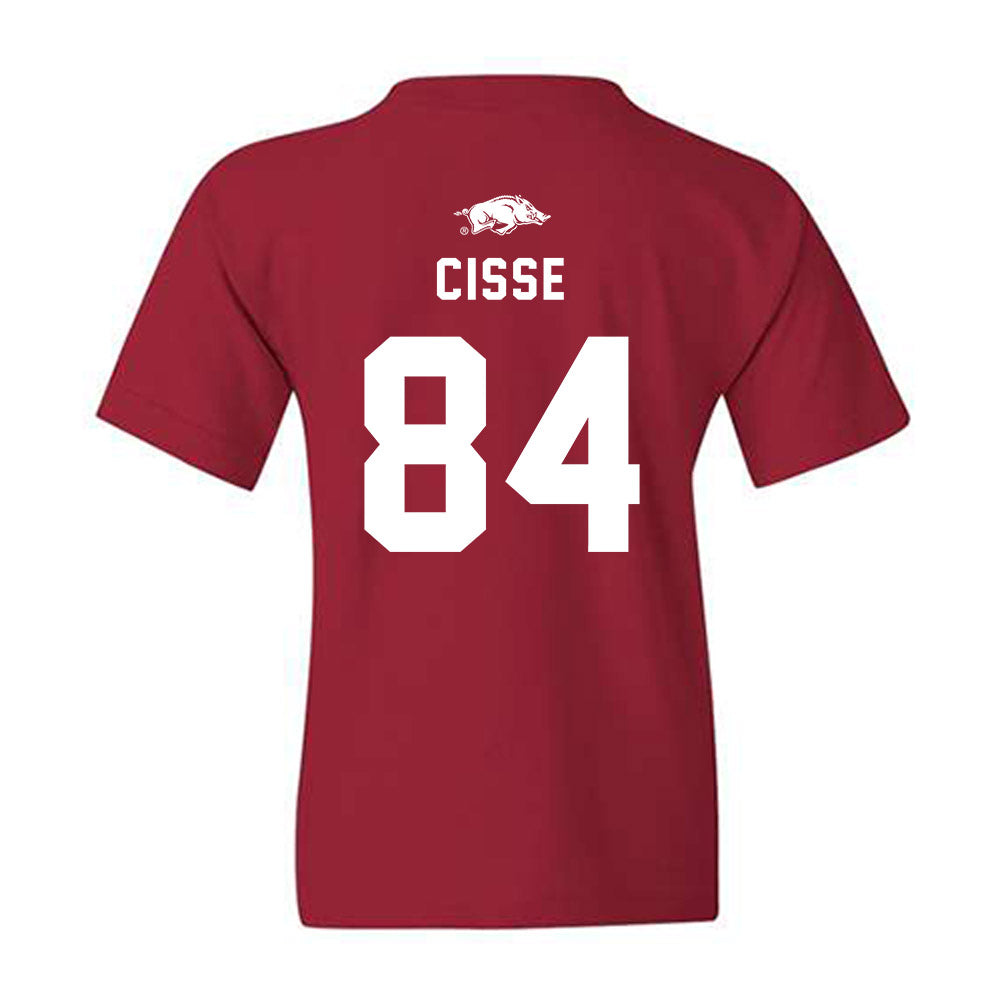 Arkansas - NCAA Football : Ismael Cisse - Replica Shersey Youth T-Shirt-1