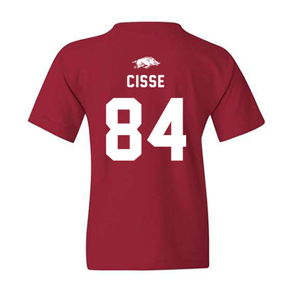 Arkansas - NCAA Football : Ismael Cisse - Replica Shersey Youth T-Shirt-1