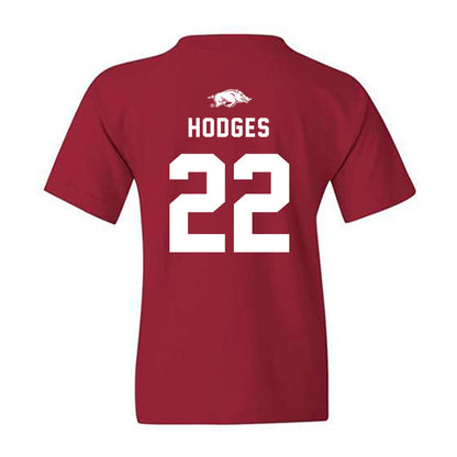 Arkansas - NCAA Football : Tj HODGES - Replica Shersey Youth T-Shirt-1