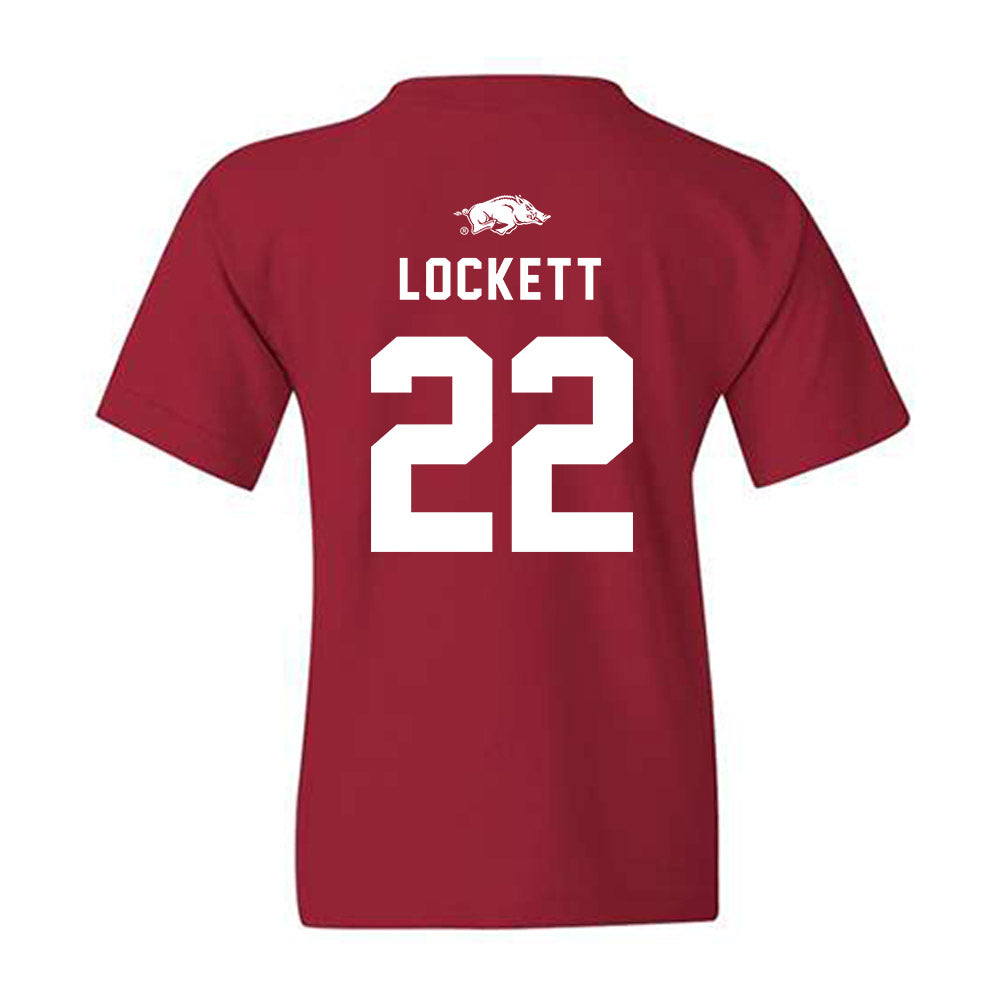 Arkansas - NCAA Football : Tay Lockett - Replica Shersey Youth T-Shirt-1