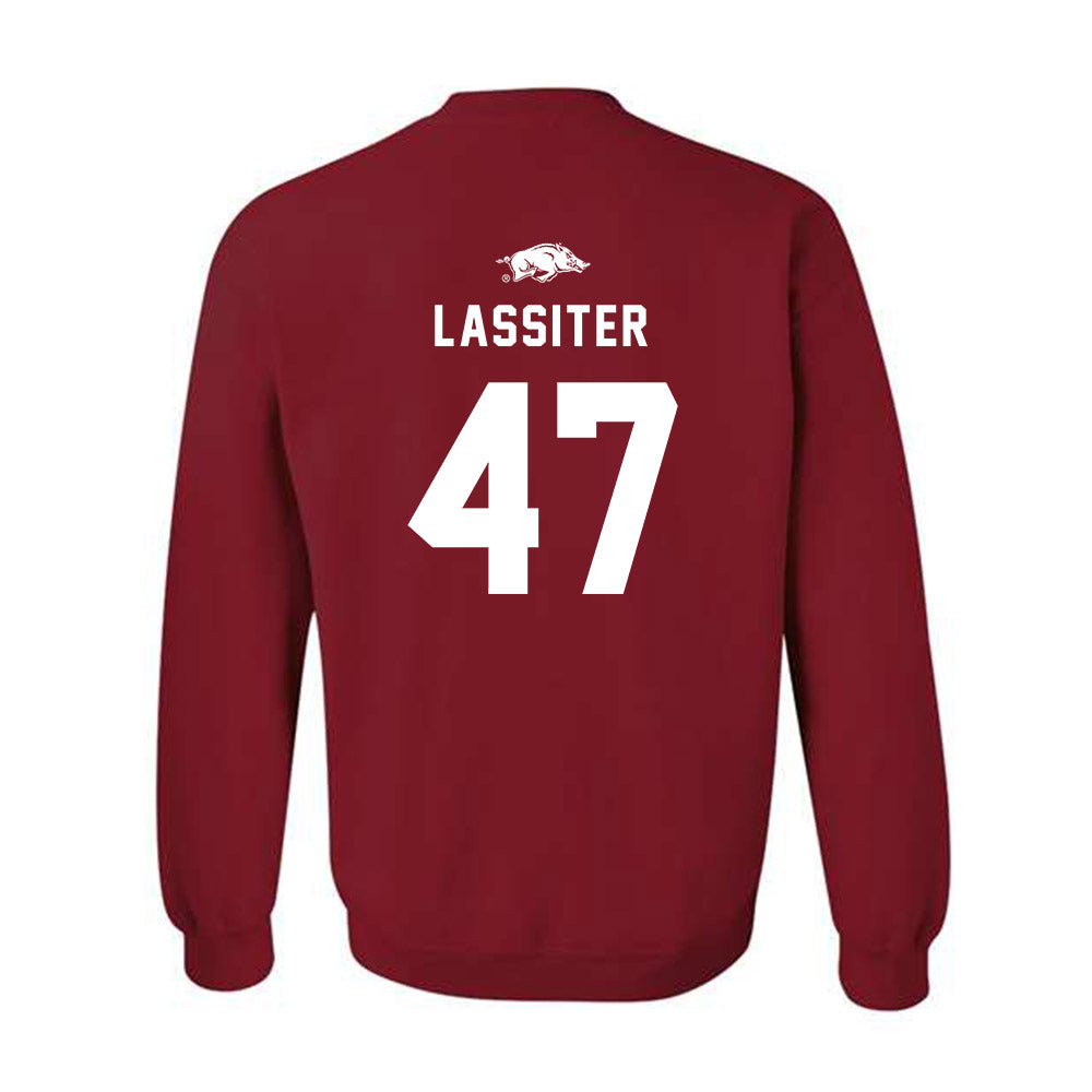 Arkansas - NCAA Football : Maddox Lassiter - Replica Shersey Crewneck Sweatshirt