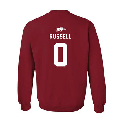 Arkansas - NCAA Football : Braylen Russell - Replica Shersey Crewneck Sweatshirt-1