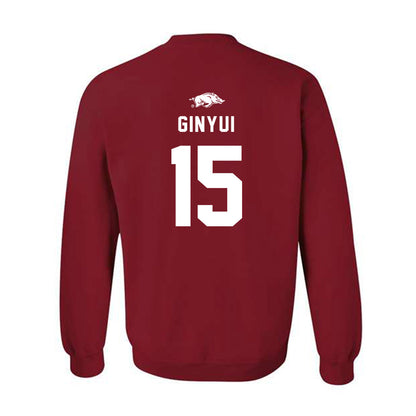 Arkansas - NCAA Football : Nsongbeh Ginyui - Replica Shersey Crewneck Sweatshirt-1
