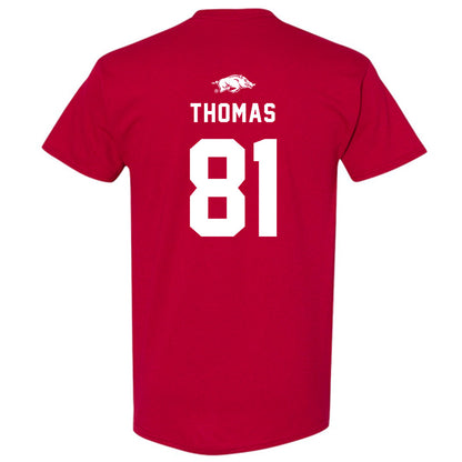 Arkansas - NCAA Football : Dai'Shaun Thomas - Replica Shersey T-Shirt-1