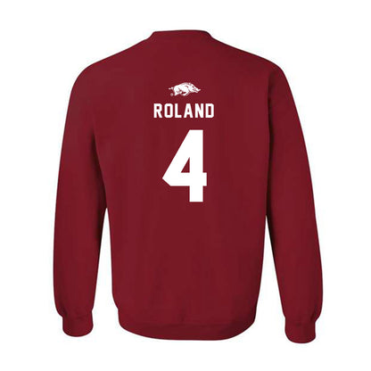 Arkansas - NCAA Football : Lakhi Roland - Replica Shersey Crewneck Sweatshirt-1