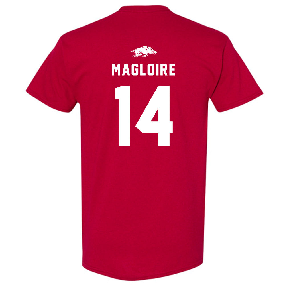 Arkansas - NCAA Football : Kyeaure Magloire - Replica Shersey T-Shirt-1
