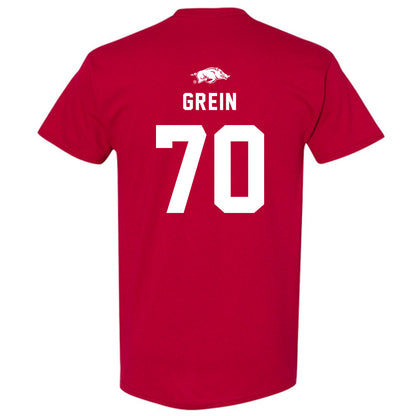 Arkansas - NCAA Football : Dan Grein - Replica Shersey T-Shirt-1