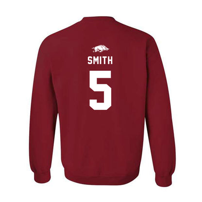 Arkansas - NCAA Football : Sutton Smith - Replica Shersey Crewneck Sweatshirt-1