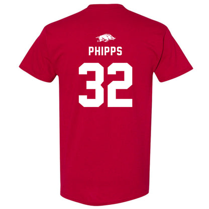 Arkansas - NCAA Football : Landon Phipps - Replica Shersey T-Shirt-1