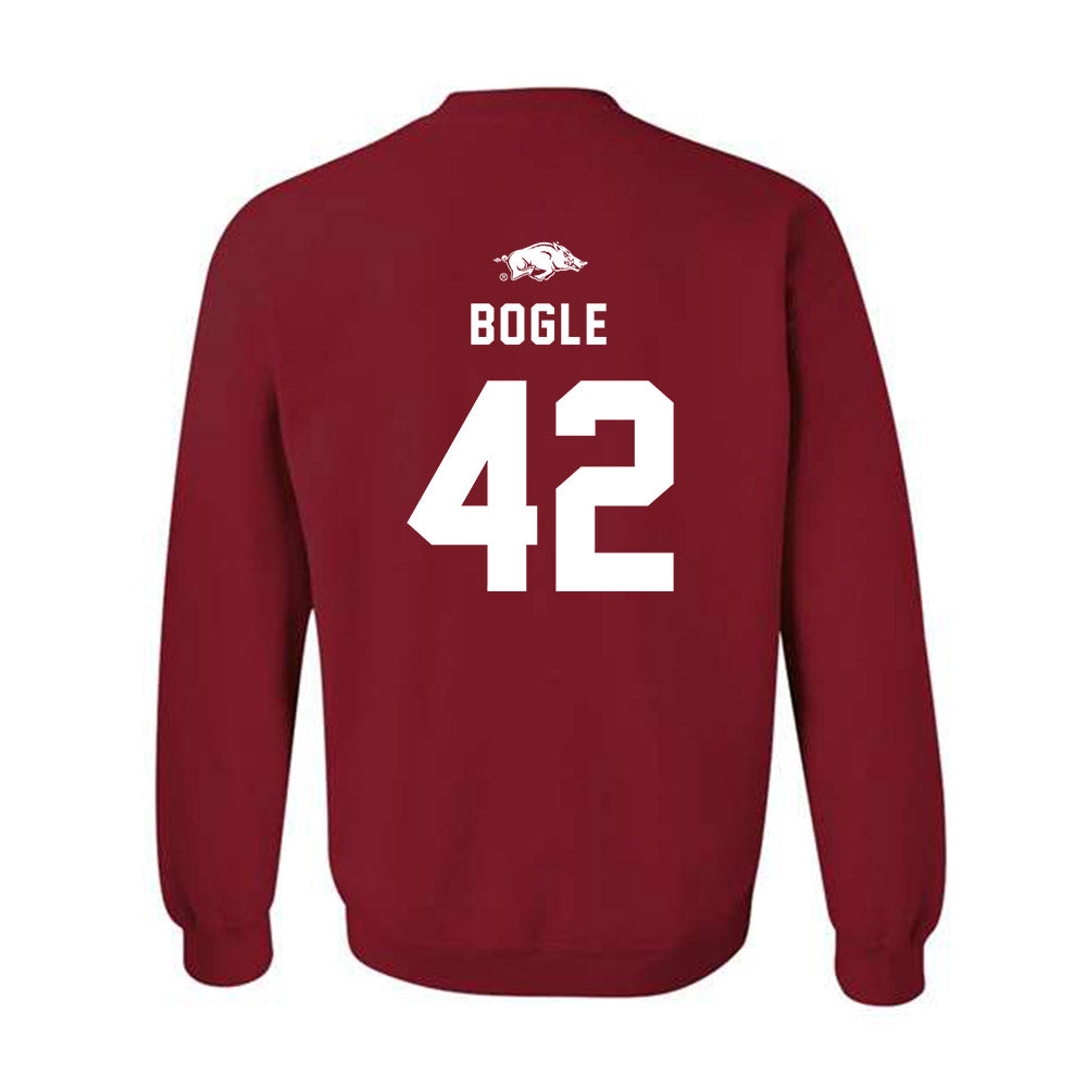 Arkansas - NCAA Football : Ben Bogle - Replica Shersey Crewneck Sweatshirt-1