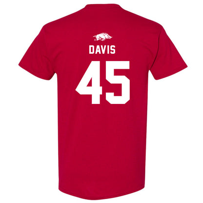 Arkansas - NCAA Football : Preston Davis - Replica Shersey T-Shirt