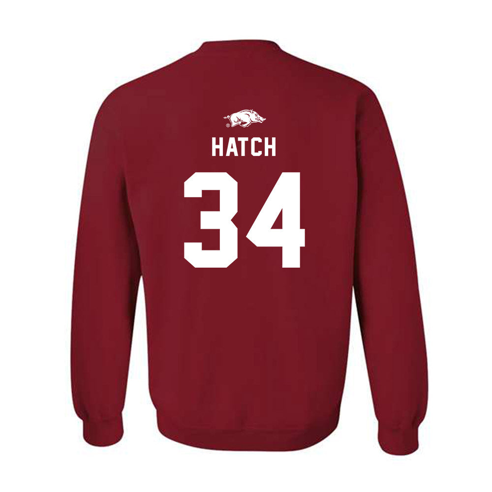 Arkansas - NCAA Football : Jathan Hatch - Replica Shersey Crewneck Sweatshirt-1