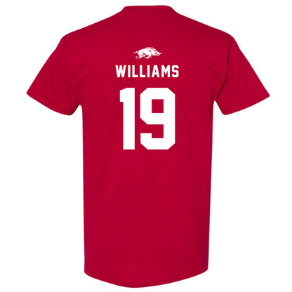 Arkansas - NCAA Football : Kyndrick Williams - Replica Shersey T-Shirt-1