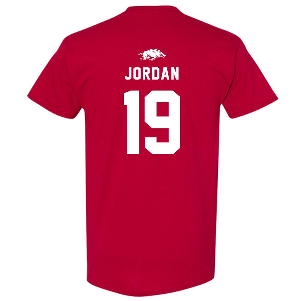 Arkansas - NCAA Football : Antonio Jordan - Replica Shersey T-Shirt-1