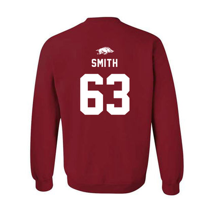 Arkansas - NCAA Football : Hugh Smith - Replica Shersey Crewneck Sweatshirt-1