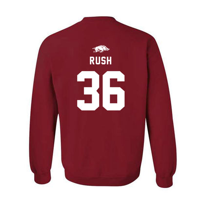 Arkansas - NCAA Football : Gavin Rush - Replica Shersey Crewneck Sweatshirt-1