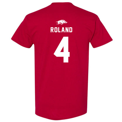 Arkansas - NCAA Football : Lakhi Roland - Replica Shersey T-Shirt-1
