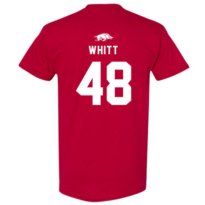 Arkansas - NCAA Football : Joseph Whitt - Replica Shersey T-Shirt-1