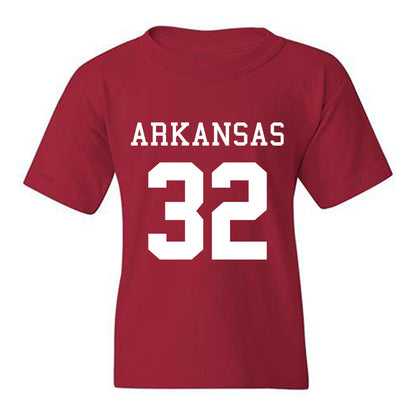Arkansas - NCAA Football : Matt Adcock - Replica Shersey Youth T-Shirt-0