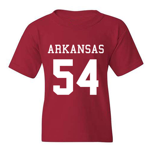 Arkansas - NCAA Football : Adam Hawkes - Replica Shersey Youth T-Shirt-0