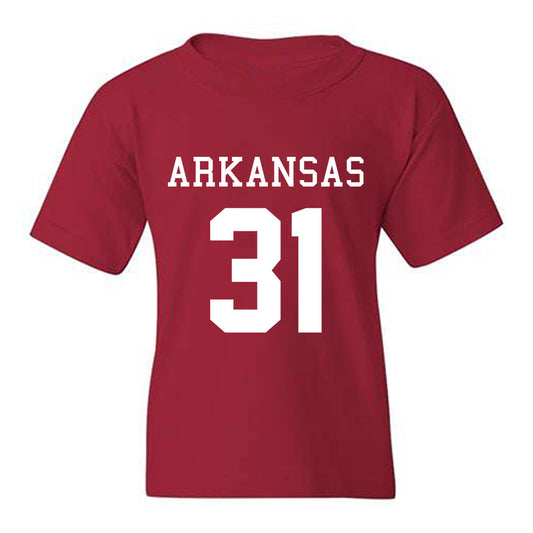 Arkansas - NCAA Football : Blake Brisker - Replica Shersey Youth T-Shirt-0