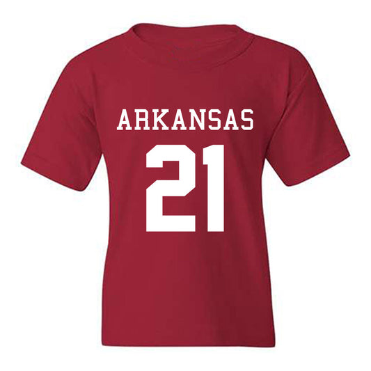 Arkansas - NCAA Football : Jasper Parker - Replica Shersey Youth T-Shirt-0