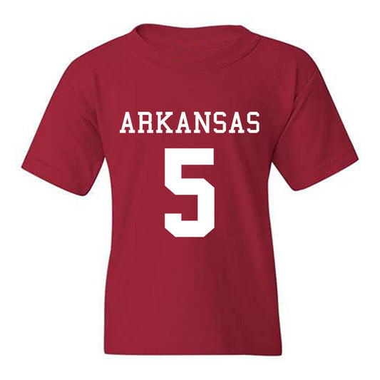 Arkansas - NCAA Football : Sutton Smith - Replica Shersey Youth T-Shirt-0