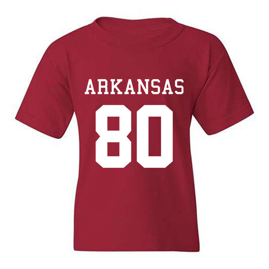 Arkansas - NCAA Football : Dequane Prevo - Replica Shersey Youth T-Shirt-0