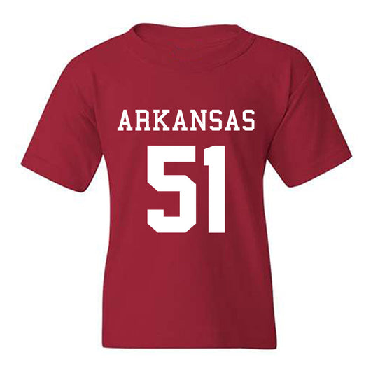 Arkansas - NCAA Football : Carey Clayton - Replica Shersey Youth T-Shirt-0