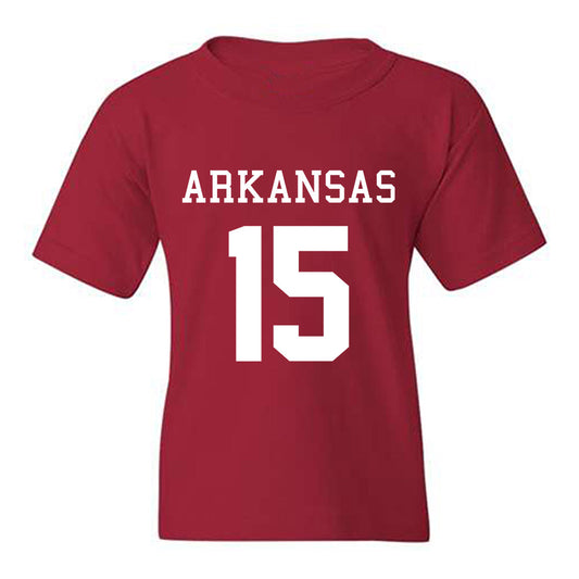 Arkansas - NCAA Football : Nsongbeh Ginyui - Replica Shersey Youth T-Shirt-0