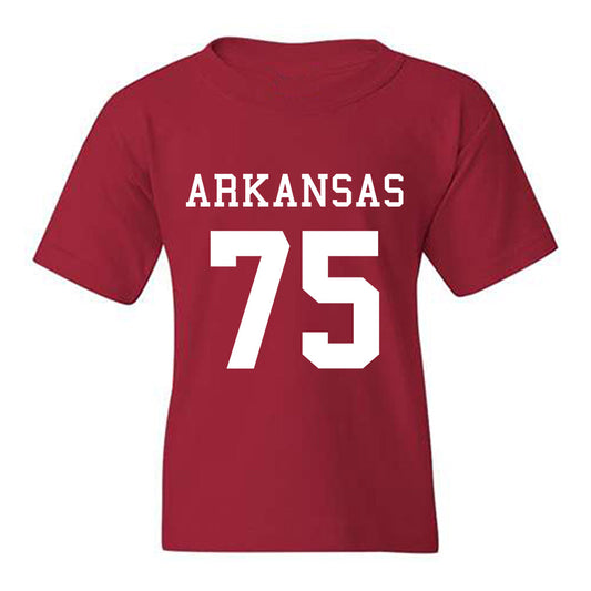 Arkansas - NCAA Football : Kavion Broussard - Replica Shersey Youth T-Shirt-0
