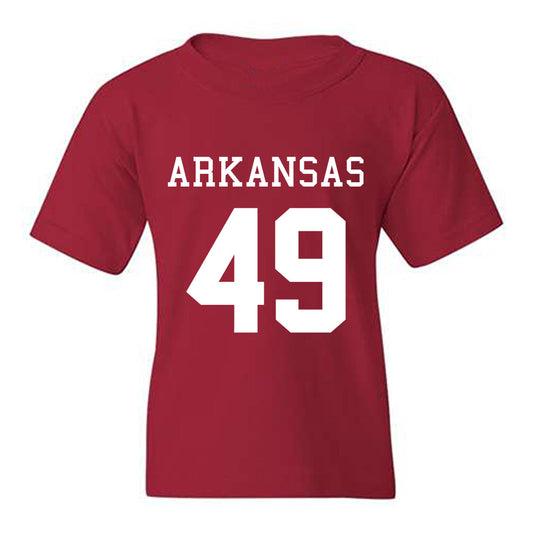 Arkansas - NCAA Football : Braxton Scriber - Replica Shersey Youth T-Shirt-0