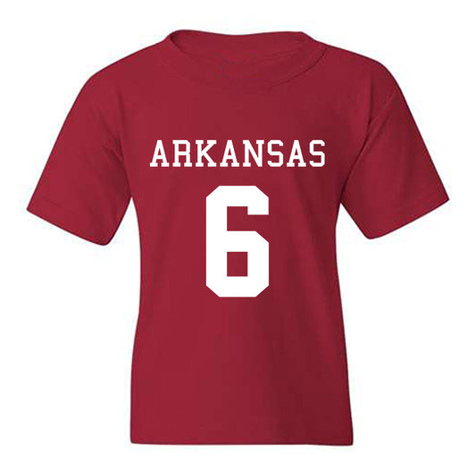 Arkansas - NCAA Football : Khmori House - Replica Shersey Youth T-Shirt-0