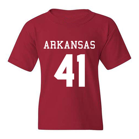 Arkansas - NCAA Football : Connor Smith - Replica Shersey Youth T-Shirt-0