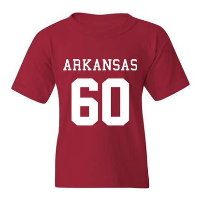 Arkansas - NCAA Football : Jonas Nantze - Replica Shersey Youth T-Shirt