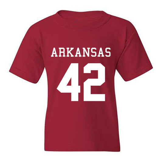 Arkansas - NCAA Football : Wyatt Simmons - Replica Shersey Youth T-Shirt-0
