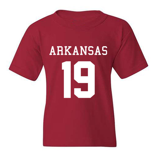 Arkansas - NCAA Football : Antonio Jordan - Replica Shersey Youth T-Shirt-0