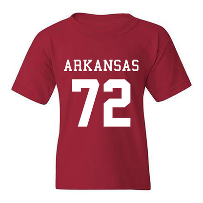 Arkansas - NCAA Football : Tucker Young - Replica Shersey Youth T-Shirt-0