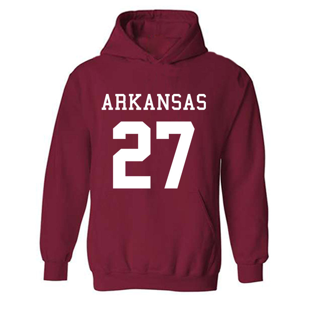 Arkansas - NCAA Football : LaMarcus Hicks II - Replica Shersey Hooded Sweatshirt-0