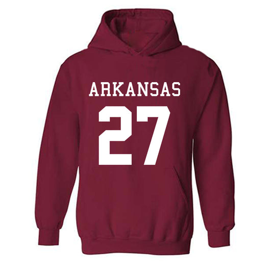 Arkansas - NCAA Football : LaMarcus Hicks II - Replica Shersey Hooded Sweatshirt-0