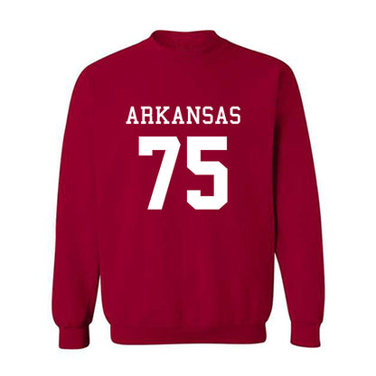 Arkansas - NCAA Football : Kavion Broussard - Replica Shersey Crewneck Sweatshirt-0