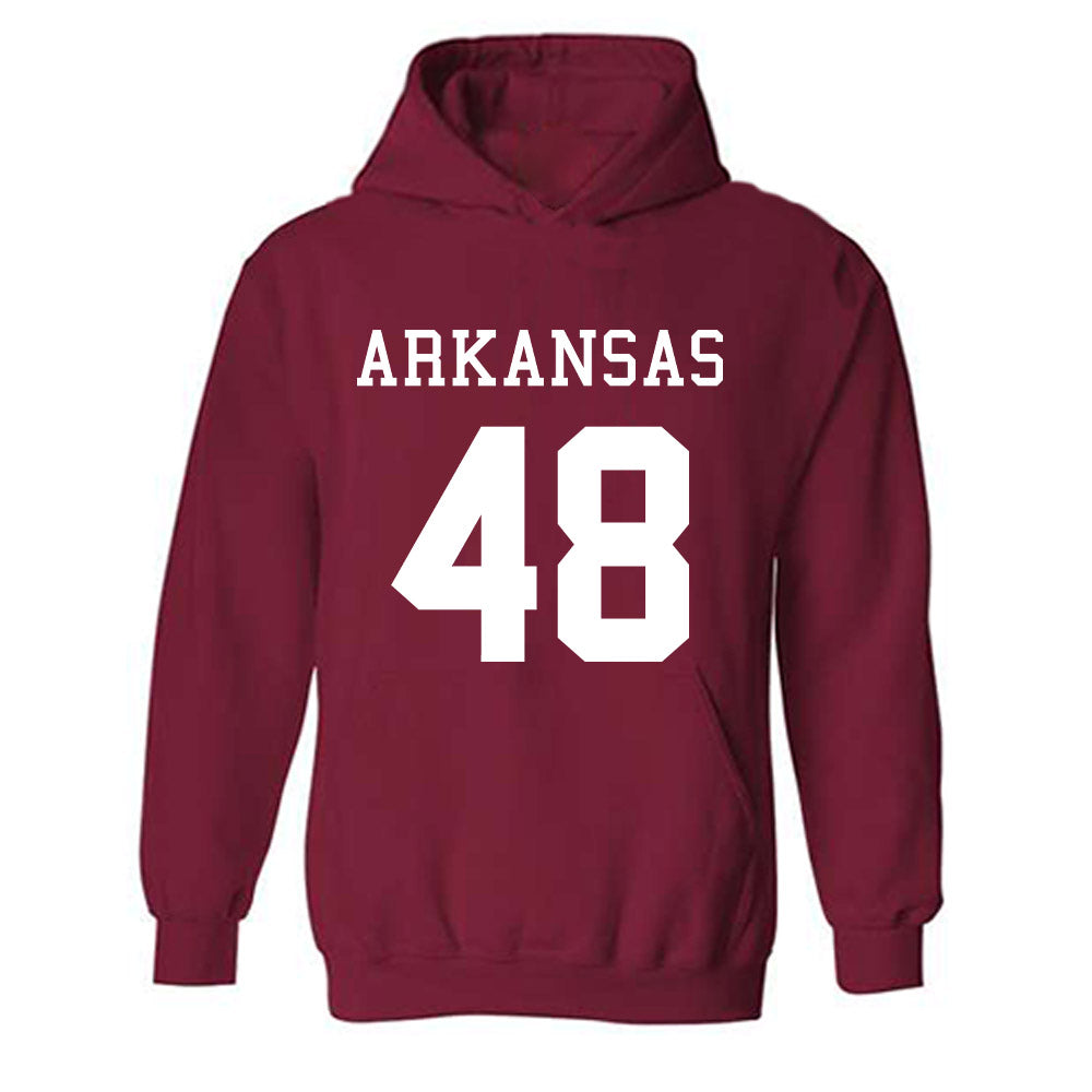 Arkansas - NCAA Football : Joseph Whitt - Replica Shersey Hooded Sweatshirt-0