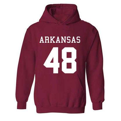 Arkansas - NCAA Football : Joseph Whitt - Replica Shersey Hooded Sweatshirt-0