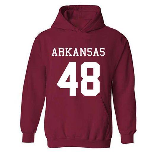 Arkansas - NCAA Football : Joseph Whitt - Replica Shersey Hooded Sweatshirt-0