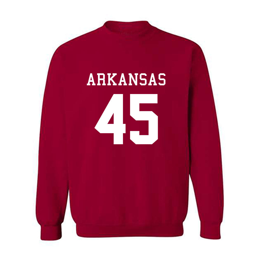 Arkansas - NCAA Football : Max Schmidly - Replica Shersey Crewneck Sweatshirt